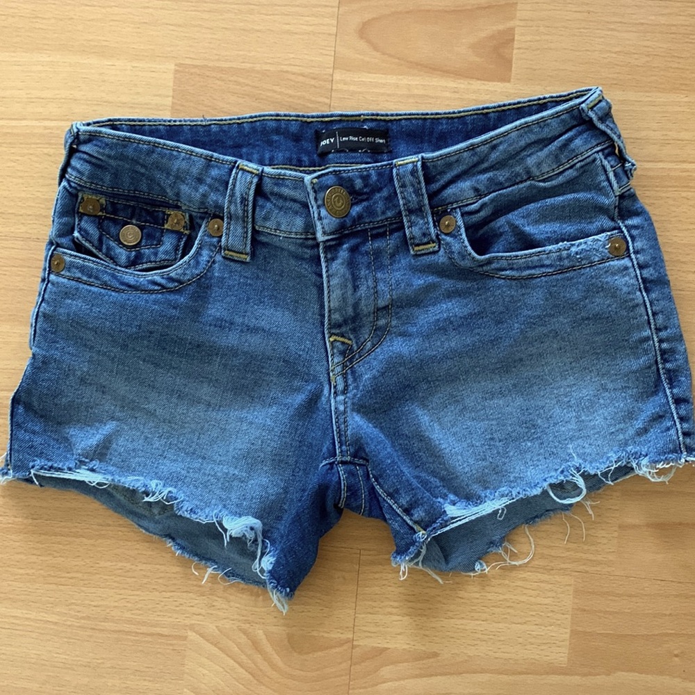 True Religion Low Rise Jean Short 26